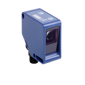 TES Electric Photoelectric Sensor; Diffuse; Rectangular; 20mm Range; 10-30VDC; PNP &plus; 1 Synchro Input; Dark Operate; M12 QD